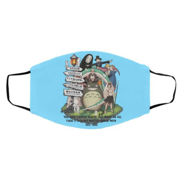 Totoro Costume - Studio Ghibli Hayao Miyazaki With His Arts Face Mask-Accessories, Face Mask, My Neighbor Totoro, princess mononoke, Spirited Away, Totoro Costume