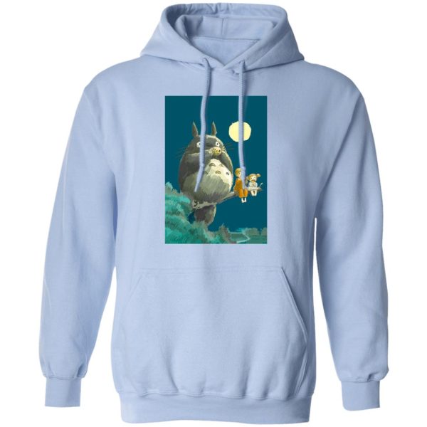 My Neighbor Totoro Soot Sprites - My Neighbor Totoro By The Moon Hoodie Unisex-Apparel, Hoodie, My Neighbor Totoro, My Neighbor Totoro Soot Sprites