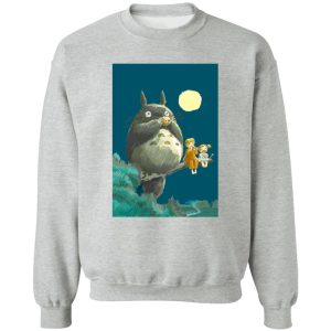 My Neighbor Totoro Film - My Neighbor Totoro by the moon Sweatshirt Unisex-Apparel, My Neighbor Totoro, My Neighbor Totoro Film, Sweatshirt