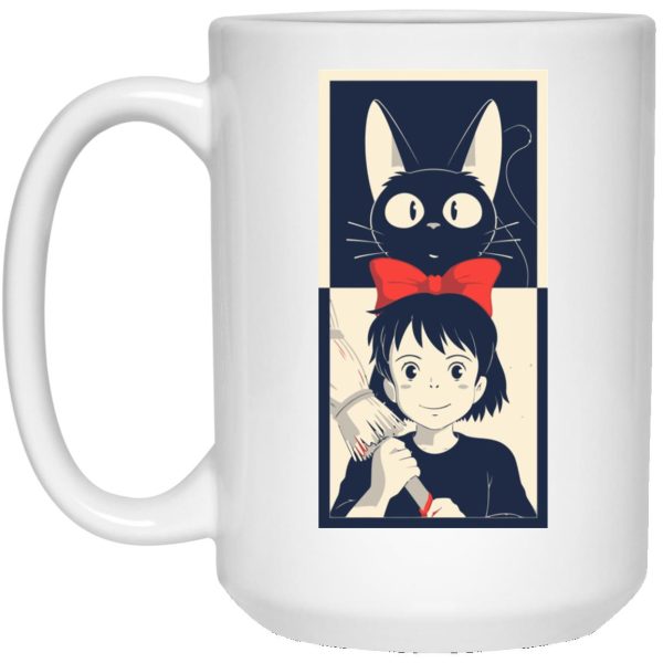 Cat From Kiki's Delivery Service Name - Kiki’s Delivery Service Mug-Accessories, Cat From Kiki's Delivery Service Name, House Decor, Kiki's Delivery Service, Mug