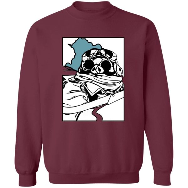 Porco Rosso Poster Sweatshirt Unisex-Apparel, porco rosso, Sweatshirt