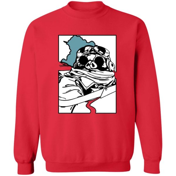 Porco Rosso Poster Sweatshirt Unisex-Apparel, porco rosso, Sweatshirt