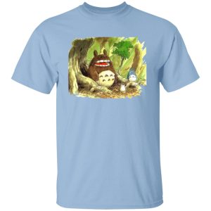 Totoro Film - Totoro in Jungle Water Color T shirt-Apparel, My Neighbor Totoro, Totoro Film, Tshirt