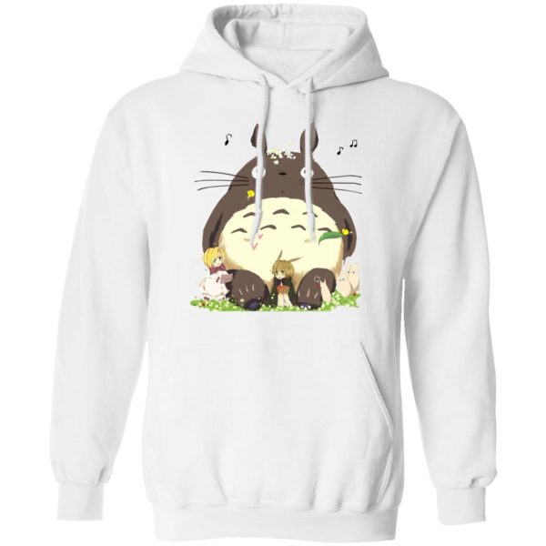 Characters From My Neighbor Totoro - Totoro and the Elves Hoodie-Apparel, Characters From My Neighbor Totoro, Hoodie, My Neighbor Totoro