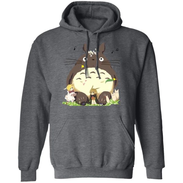 Characters From My Neighbor Totoro - Totoro and the Elves Hoodie-Apparel, Characters From My Neighbor Totoro, Hoodie, My Neighbor Totoro