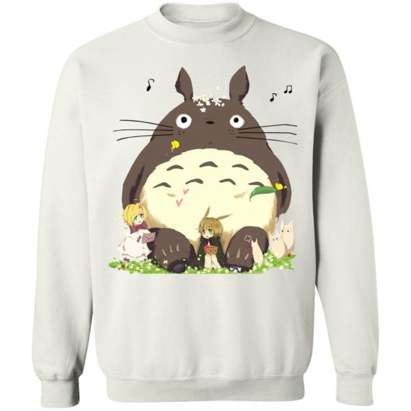 Totoro Car Windshield Sun Shade - Totoro and the Elves Sweatshirt-Apparel, My Neighbor Totoro, Sweatshirt, Totoro Car Windshield Sun Shade