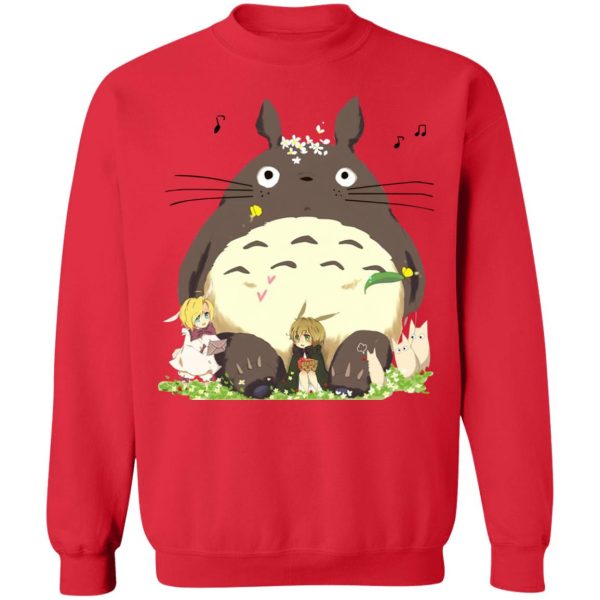 Totoro Car Windshield Sun Shade - Totoro and the Elves Sweatshirt-Apparel, My Neighbor Totoro, Sweatshirt, Totoro Car Windshield Sun Shade