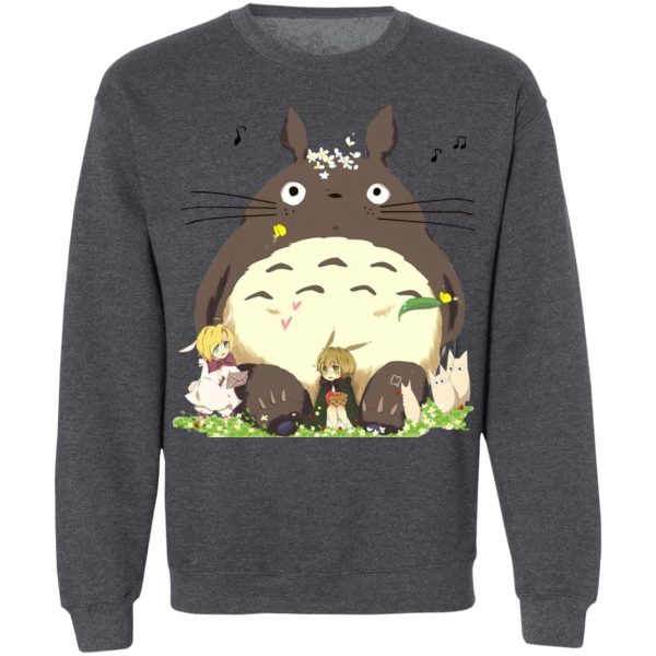 Totoro Car Windshield Sun Shade - Totoro and the Elves Sweatshirt-Apparel, My Neighbor Totoro, Sweatshirt, Totoro Car Windshield Sun Shade