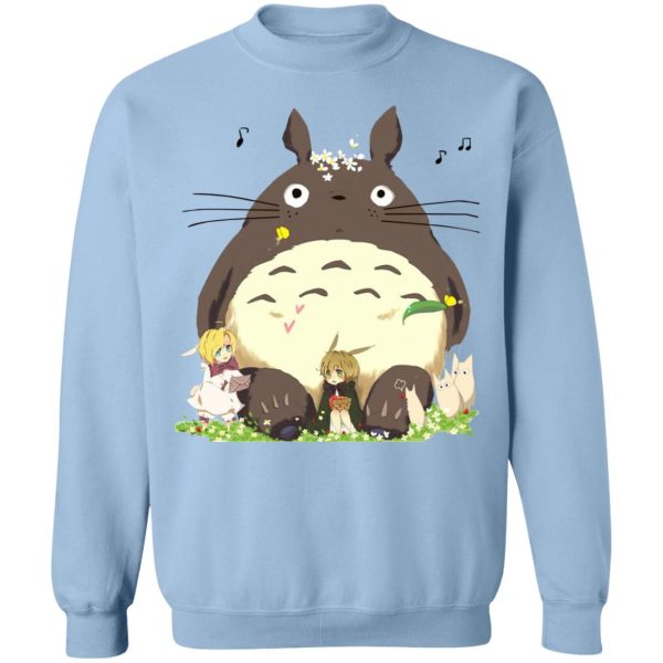 Totoro Car Windshield Sun Shade - Totoro and the Elves Sweatshirt-Apparel, My Neighbor Totoro, Sweatshirt, Totoro Car Windshield Sun Shade