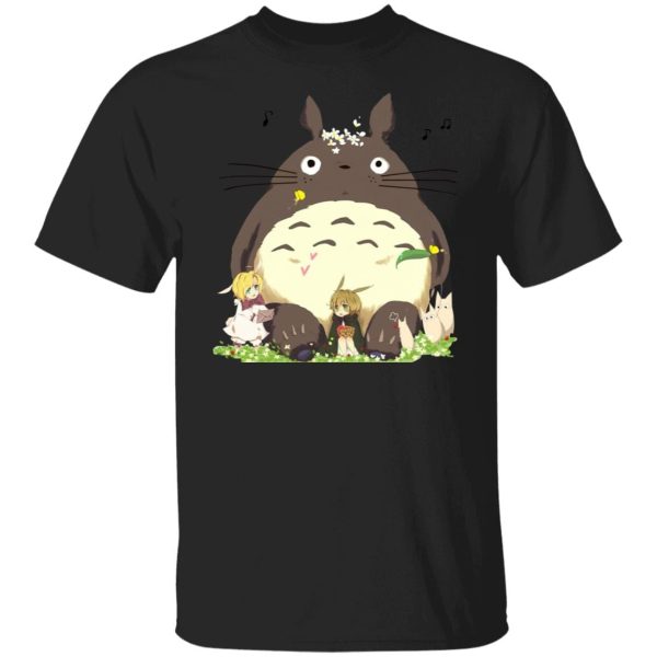 What Is Totoro In Japanese - Totoro and the Elves T shirt-Apparel, My Neighbor Totoro, Tshirt, What Is Totoro In Japanese