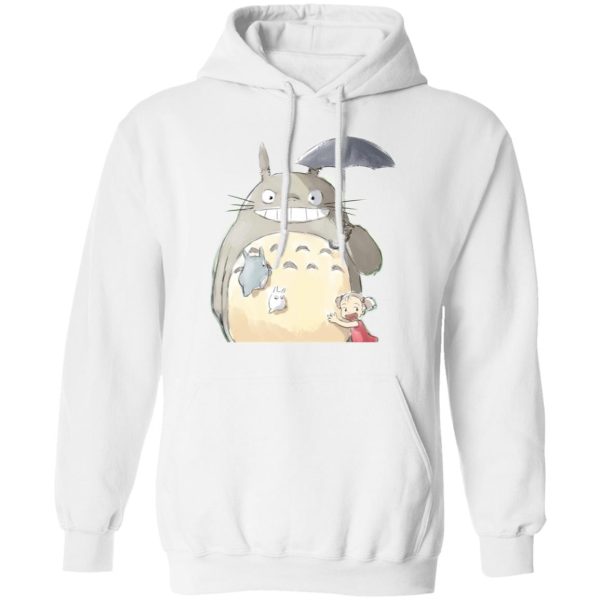 Totoro Lamp - Totoro Family and Mei Hoodie-Apparel, Hoodie, My Neighbor Totoro, Totoro Lamp