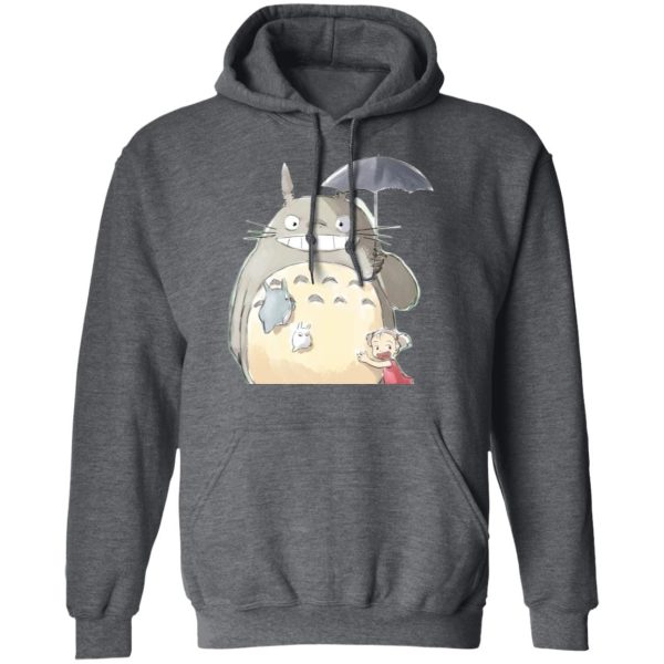 Totoro Lamp - Totoro Family and Mei Hoodie-Apparel, Hoodie, My Neighbor Totoro, Totoro Lamp