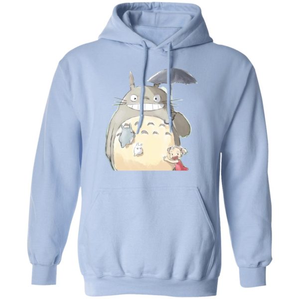 Totoro Lamp - Totoro Family and Mei Hoodie-Apparel, Hoodie, My Neighbor Totoro, Totoro Lamp