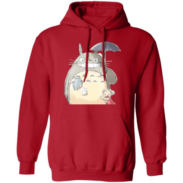 Totoro Lamp - Totoro Family and Mei Hoodie-Apparel, Hoodie, My Neighbor Totoro, Totoro Lamp