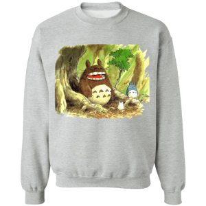 My Neighbor Totoro Film - Totoro in Jungle Water Color Sweatshirt-Apparel, My Neighbor Totoro, My Neighbor Totoro Film, Sweatshirt