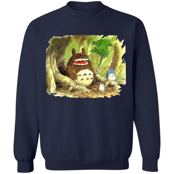 My Neighbor Totoro Film - Totoro in Jungle Water Color Sweatshirt-Apparel, My Neighbor Totoro, My Neighbor Totoro Film, Sweatshirt