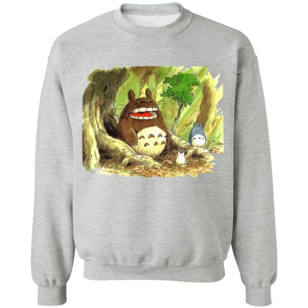 My Neighbor Totoro Film - Totoro in Jungle Water Color Sweatshirt-Apparel, My Neighbor Totoro, My Neighbor Totoro Film, Sweatshirt