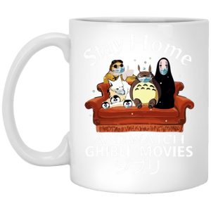 Mei My Neighbor Totoro - Stay Home and Watch Ghibli Movie Mug-Accessories, House Decor, kaonashi, Mei My Neighbor Totoro, Mug, My Neighbor Totoro, no face, porco rosso, Spirited Away