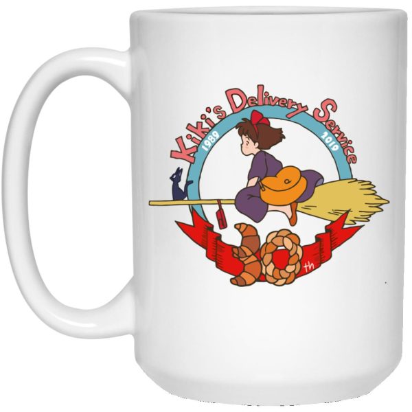 Kiki's Delivery Service Novel - Kiki’s Delivery Service 30th Anniversary Mug-Accessories, House Decor, Kiki's Delivery Service, Kiki's Delivery Service Novel, Mug