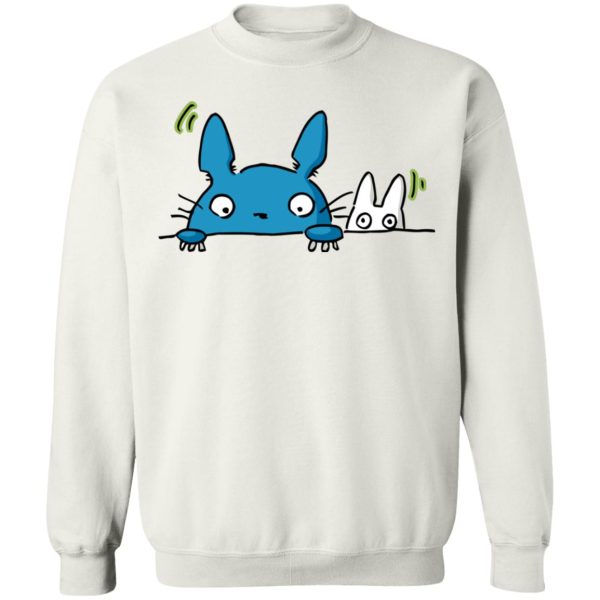 Totoro Soot Gremlins - Mini Twins Totoro Sweatshirt Unisex-Apparel, My Neighbor Totoro, Sweatshirt, Totoro Soot Gremlins