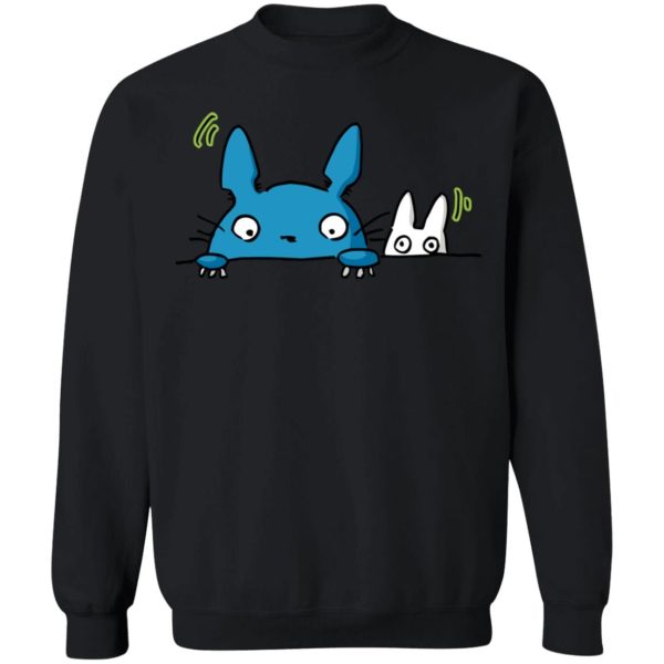 Totoro Soot Gremlins - Mini Twins Totoro Sweatshirt Unisex-Apparel, My Neighbor Totoro, Sweatshirt, Totoro Soot Gremlins