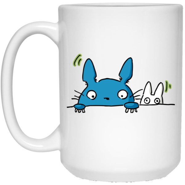 Totoro Sun Shade Cat Bus - Mini Twins Totoro Mug-Accessories, House Decor, Mug, My Neighbor Totoro, Totoro Sun Shade Cat Bus