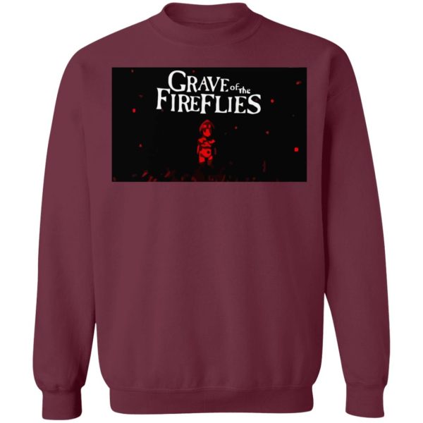 Grave of The Fireflies Poster Sweatshirt Unisex-Apparel, Sweatshirt