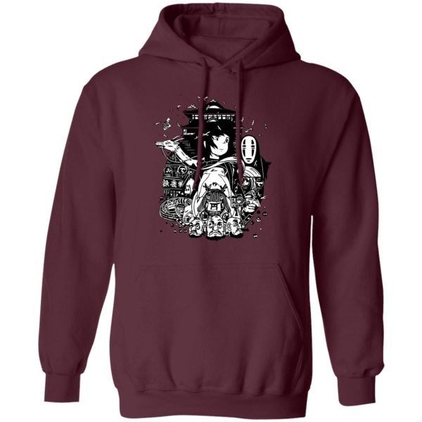 Miyazakis Spirited Away - Spirited Away Art Collection Hoodie Unisex-Apparel, Hoodie, Miyazakis Spirited Away, Spirited Away