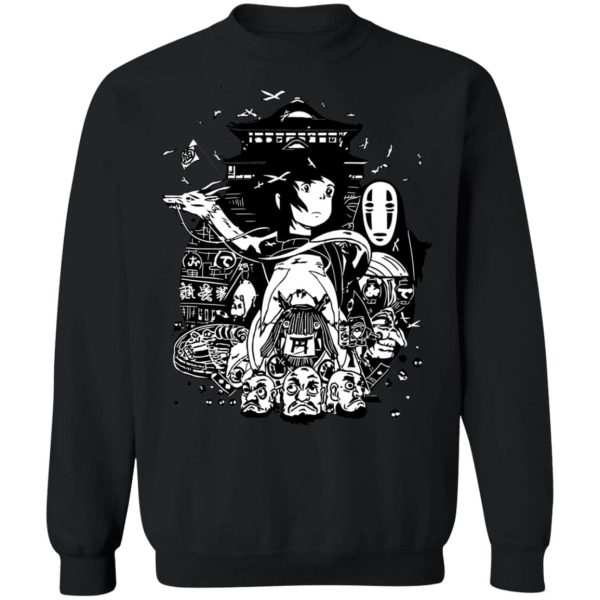 Spirited Away Theatre - Spirited Away Art Collection Sweatshirt Unisex-Apparel, Spirited Away, Spirited Away Theatre, Sweatshirt