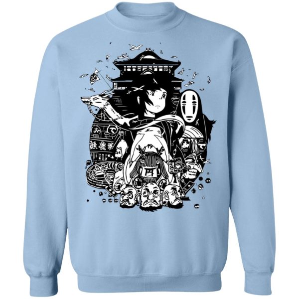 Spirited Away Theatre - Spirited Away Art Collection Sweatshirt Unisex-Apparel, Spirited Away, Spirited Away Theatre, Sweatshirt