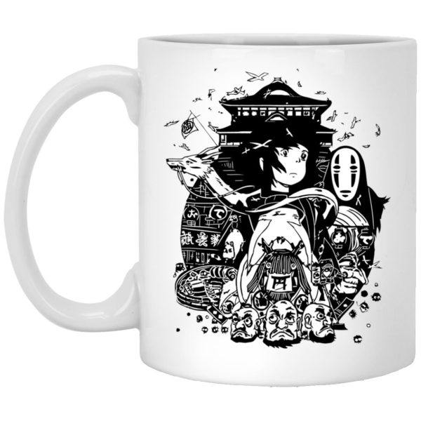 Spirited Away Haku And Chihiro - Spirited Away Art Collection Mug-Accessories, House Decor, Mug, Spirited Away, Spirited Away Haku And Chihiro