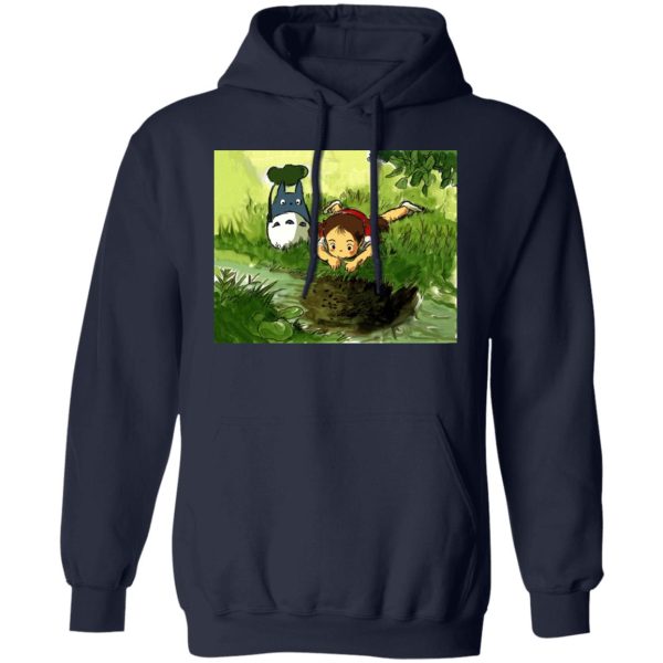 Totoro Anime - My Neighbor Totoro – Playing Mei Hoodie Unisex-Apparel, Hoodie, My Neighbor Totoro, Totoro Anime