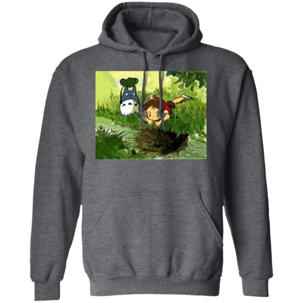 Totoro Anime - My Neighbor Totoro – Playing Mei Hoodie Unisex-Apparel, Hoodie, My Neighbor Totoro, Totoro Anime