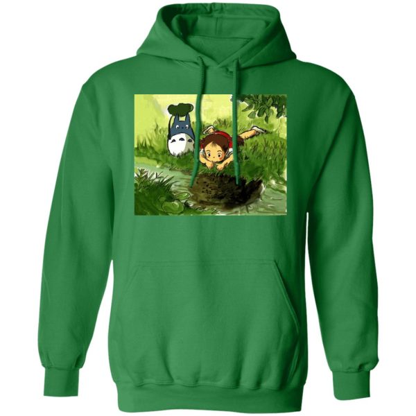 Totoro Anime - My Neighbor Totoro – Playing Mei Hoodie Unisex-Apparel, Hoodie, My Neighbor Totoro, Totoro Anime