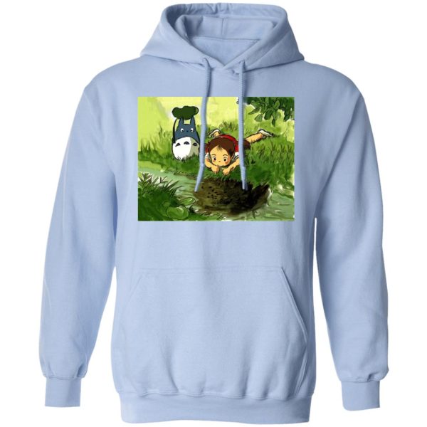 Totoro Anime - My Neighbor Totoro – Playing Mei Hoodie Unisex-Apparel, Hoodie, My Neighbor Totoro, Totoro Anime