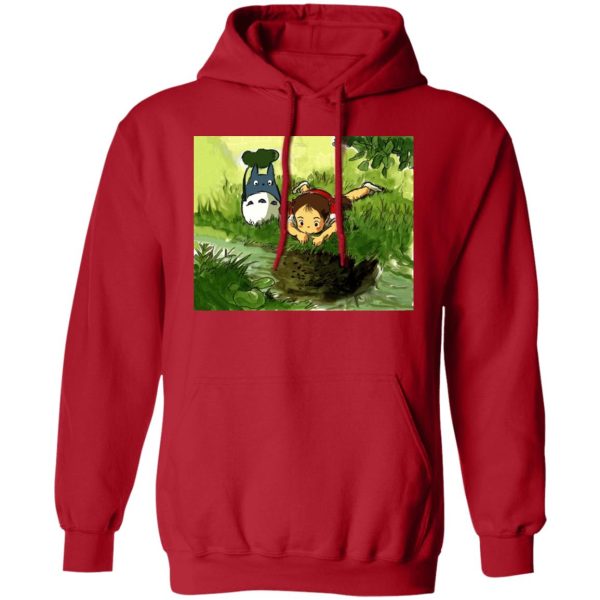 Totoro Anime - My Neighbor Totoro – Playing Mei Hoodie Unisex-Apparel, Hoodie, My Neighbor Totoro, Totoro Anime