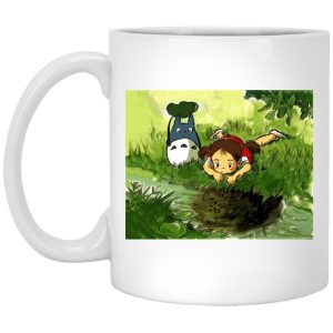 My Neighbor Totoro Wallpaper - My Neighbor Totoro – Playing Mei Mug-Accessories, House Decor, Mug, My Neighbor Totoro, My Neighbor Totoro Wallpaper