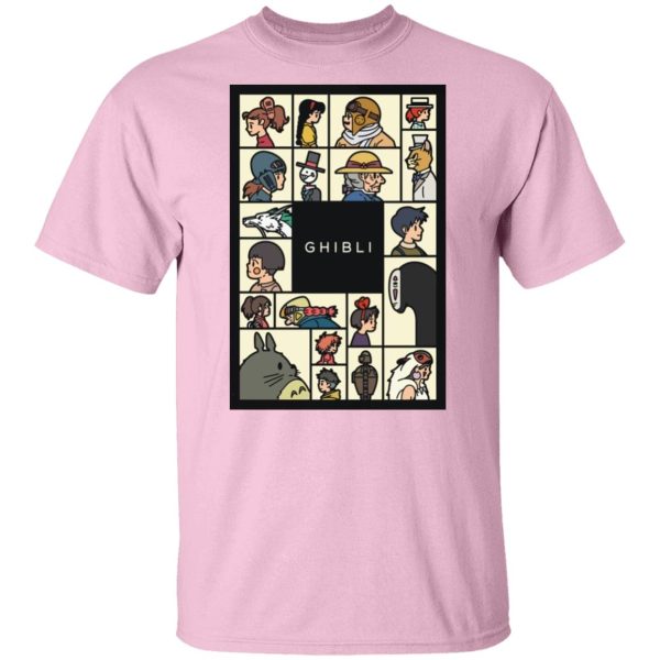 My Neighbor Totoro Satsuki - Compilation Characters of Studio Ghibli T shirt Unisex-Apparel, Howl's Moving Castle, Kiki's Delivery Service, My Neighbor Totoro, My Neighbor Totoro Satsuki, Spirited Away, Tshirt