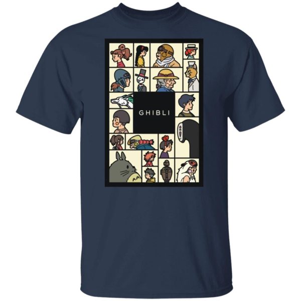 My Neighbor Totoro Satsuki - Compilation Characters of Studio Ghibli T shirt Unisex-Apparel, Howl's Moving Castle, Kiki's Delivery Service, My Neighbor Totoro, My Neighbor Totoro Satsuki, Spirited Away, Tshirt