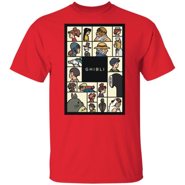 My Neighbor Totoro Satsuki - Compilation Characters of Studio Ghibli T shirt Unisex-Apparel, Howl's Moving Castle, Kiki's Delivery Service, My Neighbor Totoro, My Neighbor Totoro Satsuki, Spirited Away, Tshirt