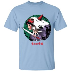 Tree Spirits Princess Mononoke - Princess Mononoke’s Journey T Shirt for Kid-Apparel, princess mononoke, Tree Spirits Princess Mononoke, Tshirt