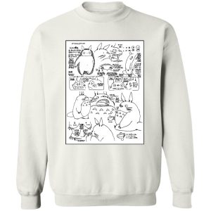 Hayao Miyazaki Totoro - Totoro Original Character Sketch Sweatshirt Unisex-Apparel, Hayao Miyazaki Totoro, My Neighbor Totoro, Sweatshirt