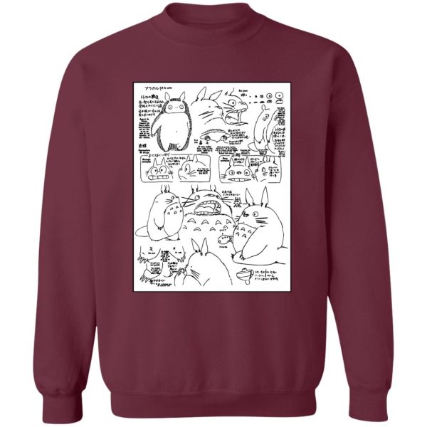 Hayao Miyazaki Totoro - Totoro Original Character Sketch Sweatshirt Unisex-Apparel, Hayao Miyazaki Totoro, My Neighbor Totoro, Sweatshirt