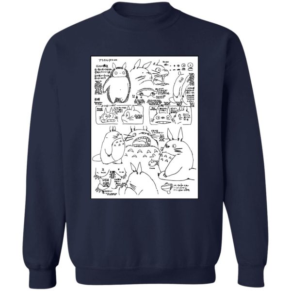 Hayao Miyazaki Totoro - Totoro Original Character Sketch Sweatshirt Unisex-Apparel, Hayao Miyazaki Totoro, My Neighbor Totoro, Sweatshirt