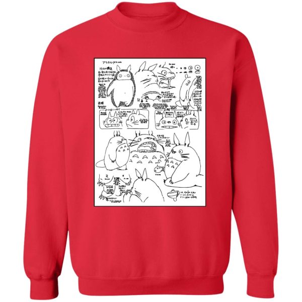 Hayao Miyazaki Totoro - Totoro Original Character Sketch Sweatshirt Unisex-Apparel, Hayao Miyazaki Totoro, My Neighbor Totoro, Sweatshirt