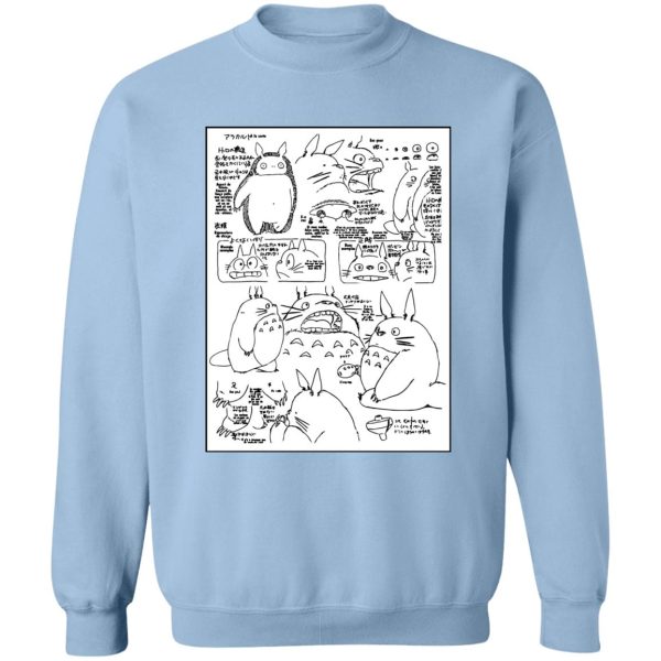 Hayao Miyazaki Totoro - Totoro Original Character Sketch Sweatshirt Unisex-Apparel, Hayao Miyazaki Totoro, My Neighbor Totoro, Sweatshirt