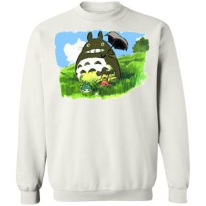 My Neighbor Totoro Cat Bus - My Neighbor Totoro WaterColor Sweatshirt Unisex-Apparel, My Neighbor Totoro, My Neighbor Totoro Cat Bus, Sweatshirt