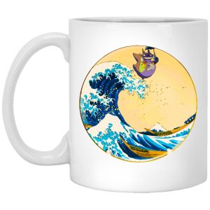 Studio Ghibli Totoro Movie - Totoro On The Waves Mug-Accessories, House Decor, Mug, My Neighbor Totoro, Studio Ghibli Totoro Movie