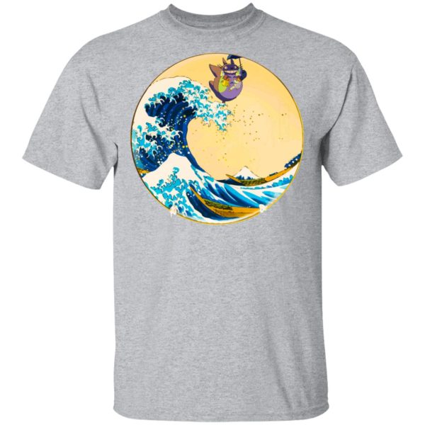 My Neighbor Totoro Satsuki - Totoro On The Waves T Shirt Unisex-Apparel, My Neighbor Totoro, My Neighbor Totoro Satsuki, Tshirt