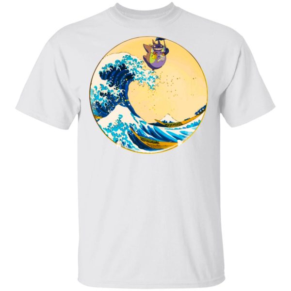 My Neighbor Totoro Satsuki - Totoro On The Waves T Shirt Unisex-Apparel, My Neighbor Totoro, My Neighbor Totoro Satsuki, Tshirt